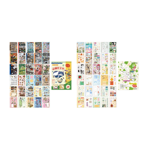 Sticker Booklets Artistic Decorative Sticker for Scrapbooking-2 1