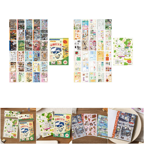 Sticker Booklets Artistic Decorative Sticker for Scrapbooking-2 2