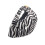 Zebras Pattern Docker Hat Adjustable Dome Hat Unisex-Khaki 5