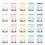 20Pcs Multifunctional Push on Paper Clips Plastic Document-2 1