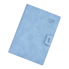 2026 Daily Leather Academic Journal Notebook for Daily-Sky Blue