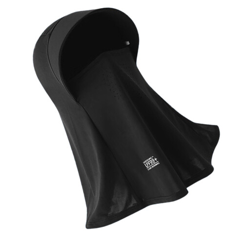 UPF50 Full Face Mask Hat Breathable Cooling Balaclava For-Black
