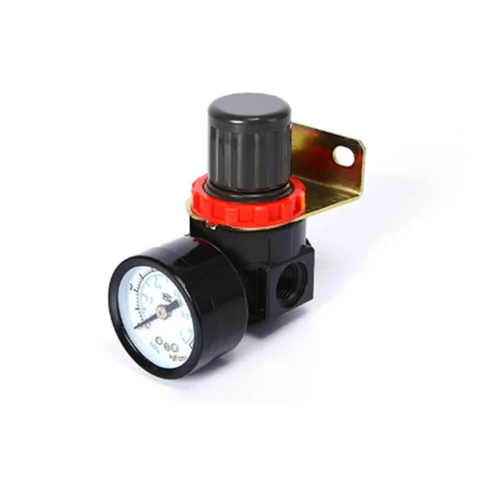 AR2000 G1/4 AR200002 Pneumatic Pressure Relief Regulator For Compressor, Valve, Gauge, 8mm Connector