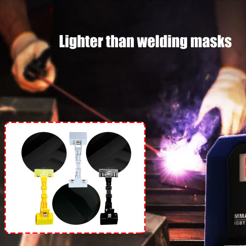 Adjustable Organic Glass Welding Shading Guard Screen for-Black 2