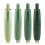 8 Piece Gradient Blue Green Glues Dots Set Lightweight Role 6