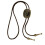 Collier cravate Bolo avec chapeau de Cowboy avec décor de blé-C 1