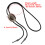 Collier cravate Bolo avec chapeau de Cowboy avec décor de blé-C 2
