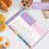 Weekly Meal Planning Tear Off Food Journal Notepad With Thick 6