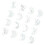 Precisions Face Art Tools with Reusable PET Sheets Drawing-D49 1