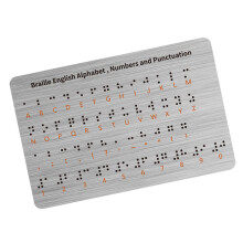 Tableau d'apprentissage Tactile en Braille pour étudiants
