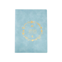 2026 Weekly Planner with Refillable 6 Rings Leather Binder-blue