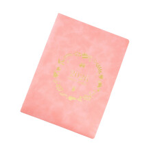 2026 Daily Weekly Academic Planner with Refillable 6 Rings-pink