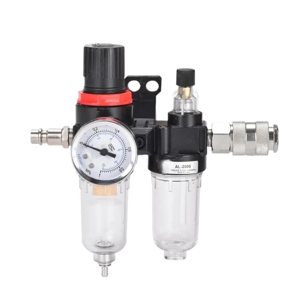 Afc2000 1/4 In Air Compressor Oilwater Separator Filter, Pressure Reducing Valve, Trap Valve, Spray Gun Valve Afcpc602 9001264919467