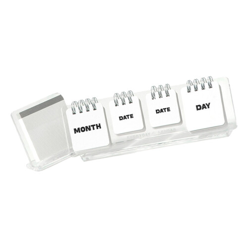 Office Organizer Perpetuals Acrylic Calendar Visible Date