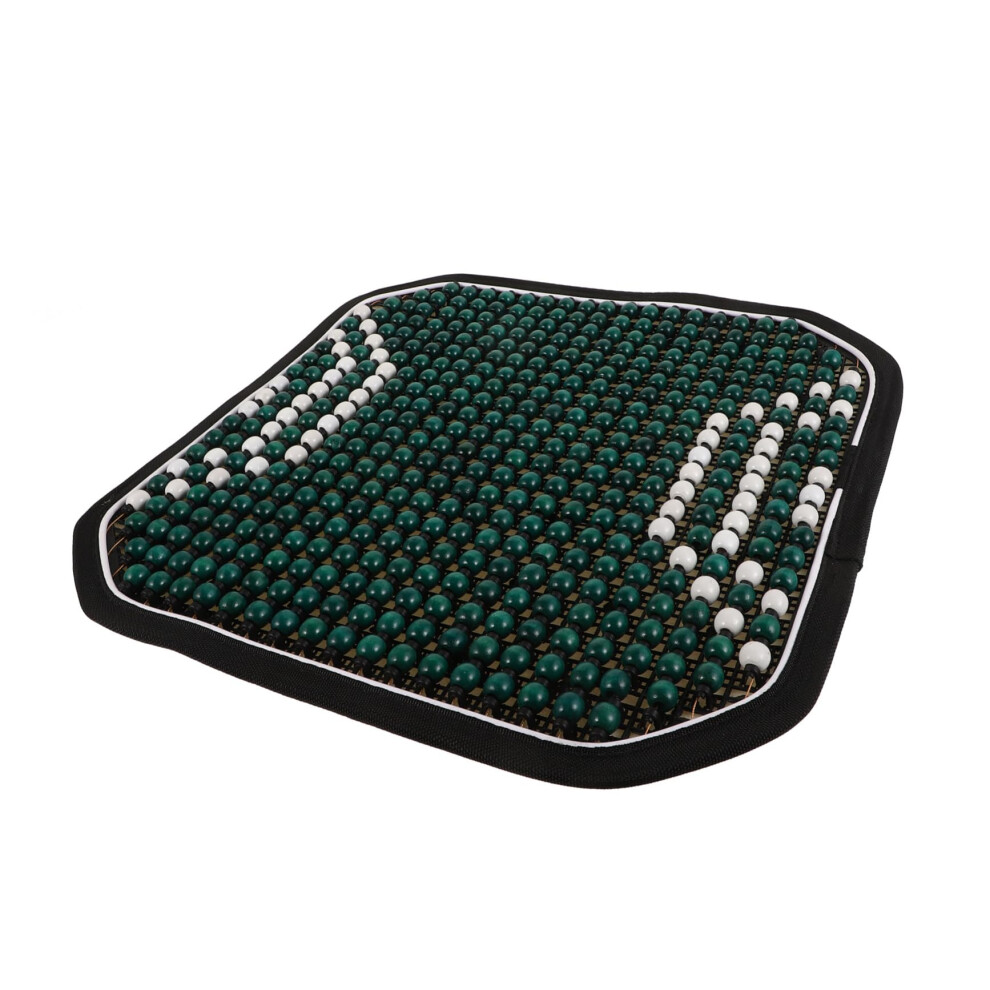 Wooden Bead Car Seat Cover With Breathable Mesh, Massage Cushion For Trucks And Office Chairs 9426802808155