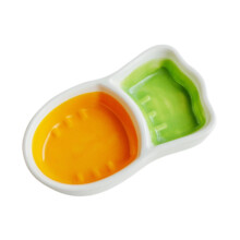 Hamster Food Bowl Ceramic, Large Capacity Feeding Bowl for Small Pets, Gerbil Dish, Ferret Accessories