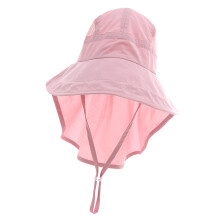 Chapeau de soleil d'été en maille respirante pour enfants,-Rose