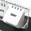 Office Organizer Perpetuals Acrylic Calendar Visible Date 5