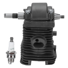 Ensemble moteur-cylindre-piston-vilebrequin, comprenant le cylindre et le piston avec joints d'huile, compatible avec les tronçonneuses Stihl MS170,