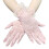 2 Stück schwarze Spitzen-Opernhandschuhe für Damen,-Rosa 1