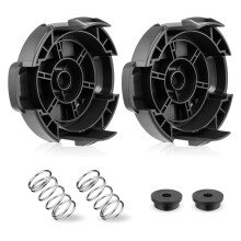 2Pieces Trimmer Head Caps Cover and Spring Set for Quickfeed