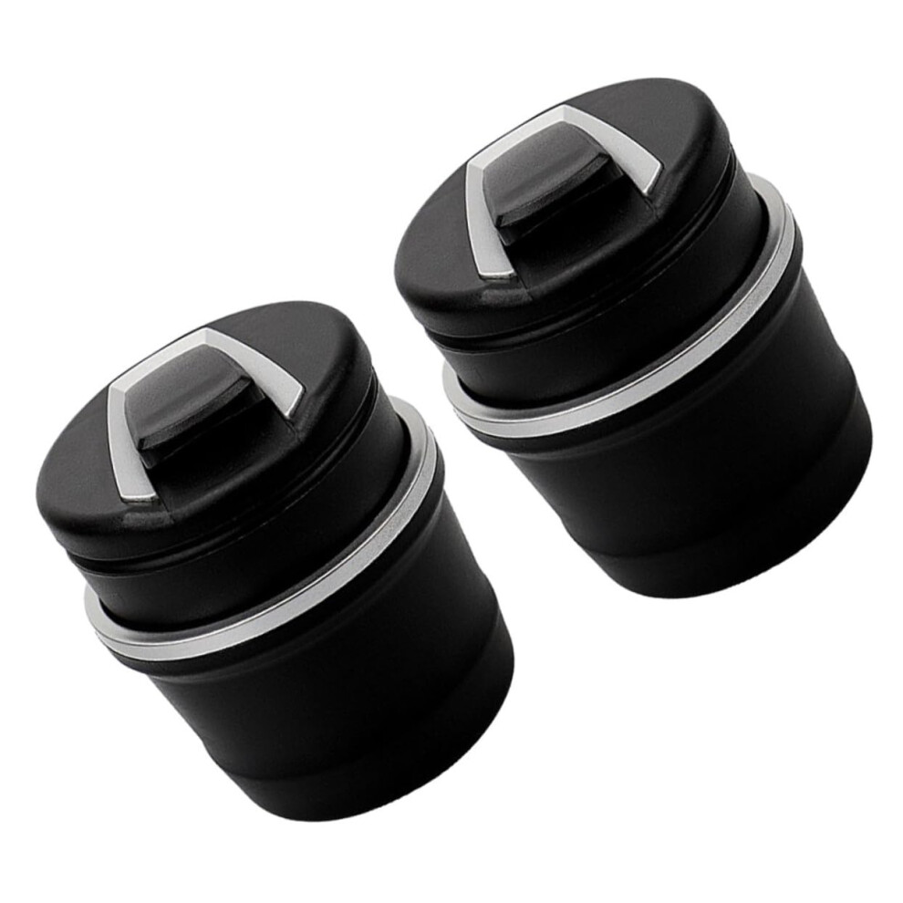 2 Pcs Car Ashtray With Lid Smokeless Design Detachable Cigarette Holder For Vehicle Home Office Light 9001264919030