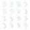 Washable Cosmetic Pattern Templates PET Texture for Quick-D48 1