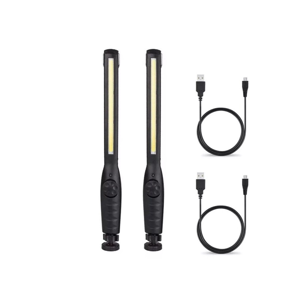 Magnetic Base Led Work Light Rechargeable, Dimmable Cob Portable Worklight With Long Runtime Water Resistant For Emergency Use In Garage Workshop Car 9420858711193