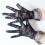 2er-Pack Blumenmuster-Handschuhe für Damen, kurze Spitze,-Weiß 7