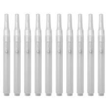 10Pcs Empty Paint Pen Soft Brush Tip Clear Empty Acrylic Marker