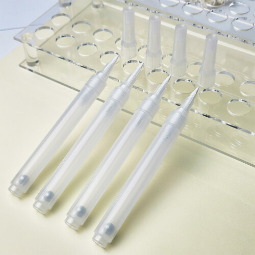 10Pcs Empty Paint Pen Soft Brush Tip Clear Empty Acrylic Marker 1