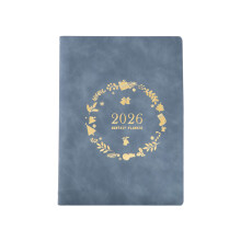 2026 Weekplanner met gedateerde pagina's en-edel blauw