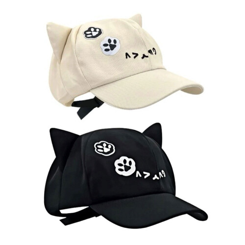 Chapeau de Baseball en coton avec oreilles de-Abeille blanche 1