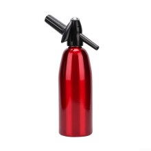 Soda Maker with Carbonation Level, EcoFriendly Sparkling Water Machine for Home Kitchen (Red)