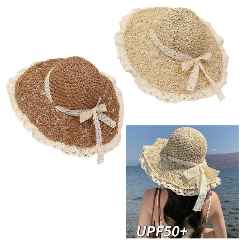 Damen-Mütze aus leichtem Polyester, künstlerische-Beige 2