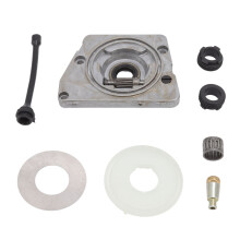 Kit de remplacement d'engrenage à vis sans fin, kit complet, kit d'engrenage de pompe à huile pour tronçonneuse avec rondelle, haute résistance