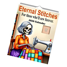 Easy To Read Dates Creative Cartoon Illustration Calendar 2026