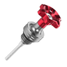 Motorcycle Oil Level Gauge Aluminum Alloy Dipstick Accurate Measurement for Universal Engine Compatibility