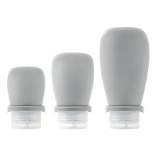 Essential Travel Gear, Refillable Silicone Containers, Experience The Freedom Of Travel Without Compromise, Food-grade Silicone Keeps Your Liquids Saf