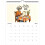 Easy To Read Dates Creative Cartoon Illustration Calendar 2026 5