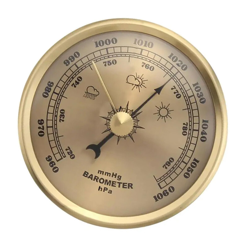 Barometers Analog Atmospheric Pressure Meter Manual Operation Antique Style Meteorology Equipment For Laboratory 9001264917678