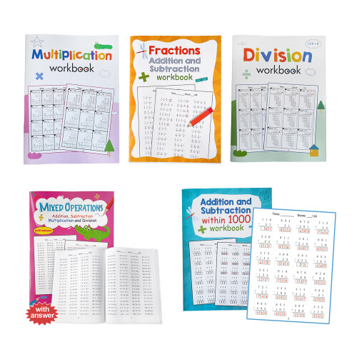 Cahier d'exercices de mathématiques pour pratiquer les-division 1