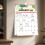2026 Wall Calendar Planner With Unlined-Green branches and l 6