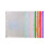 8Pcs Glittering Clear Zippered File Envelope With Punched-A4. 1
