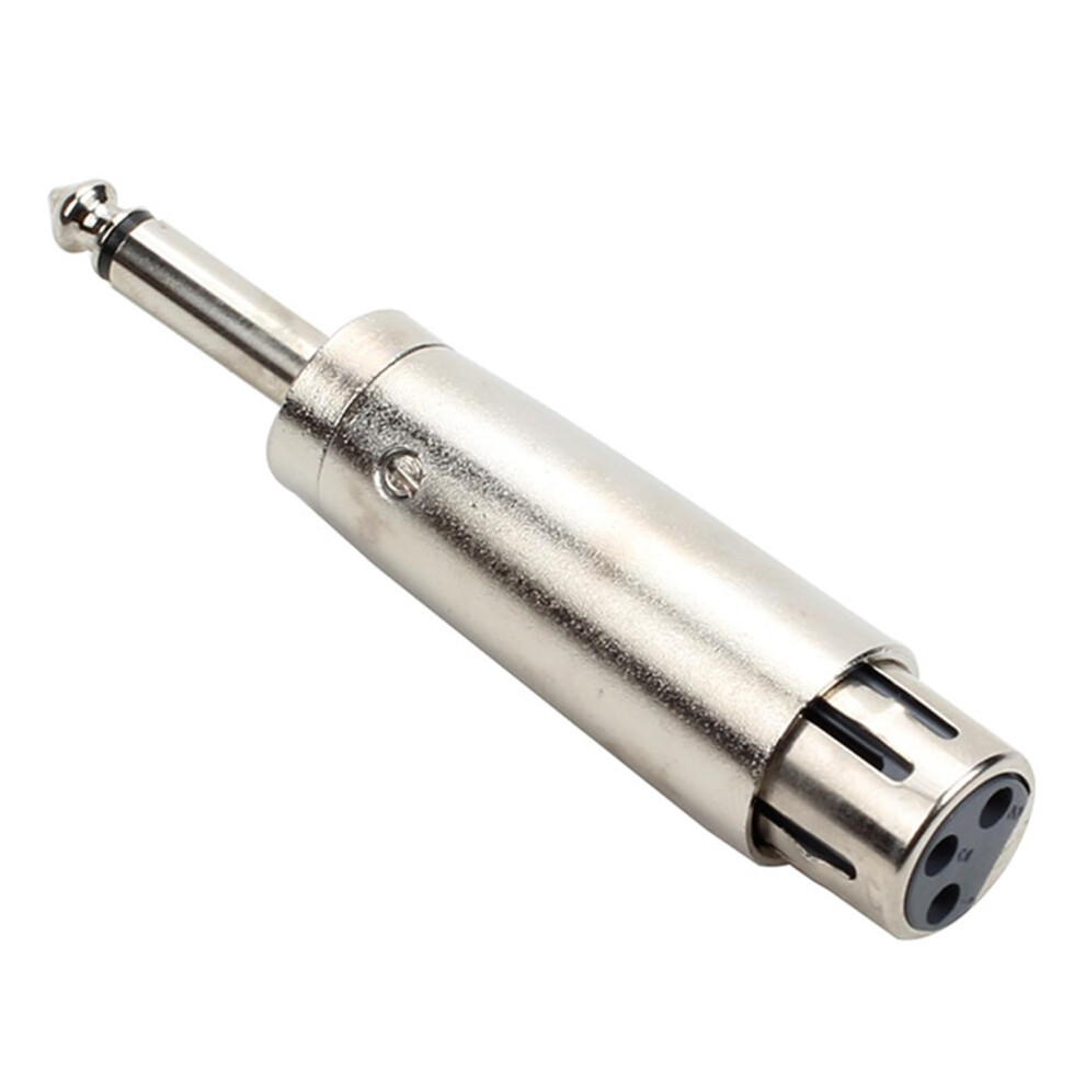 6.35Mm To 3Pin Adapter 1/4 Inch 1Ch Male Plug To 3Pin Female Connector For Sound Equipment 9001264920883