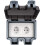 Weatherproof Socket With IP66 Certification, Ergonomic Front Cover, UV Protection For Construction Sites, Patios 1