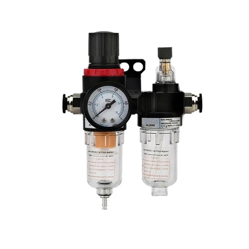Afc2000 Air Compressor Filter Regulator With Lubricator 1/4 Inch Oil Water Separator 9119770683311
