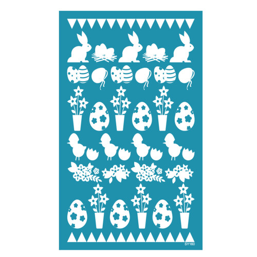 Silk Screen Stencils Template for Clay Easter Rabbit-SY160