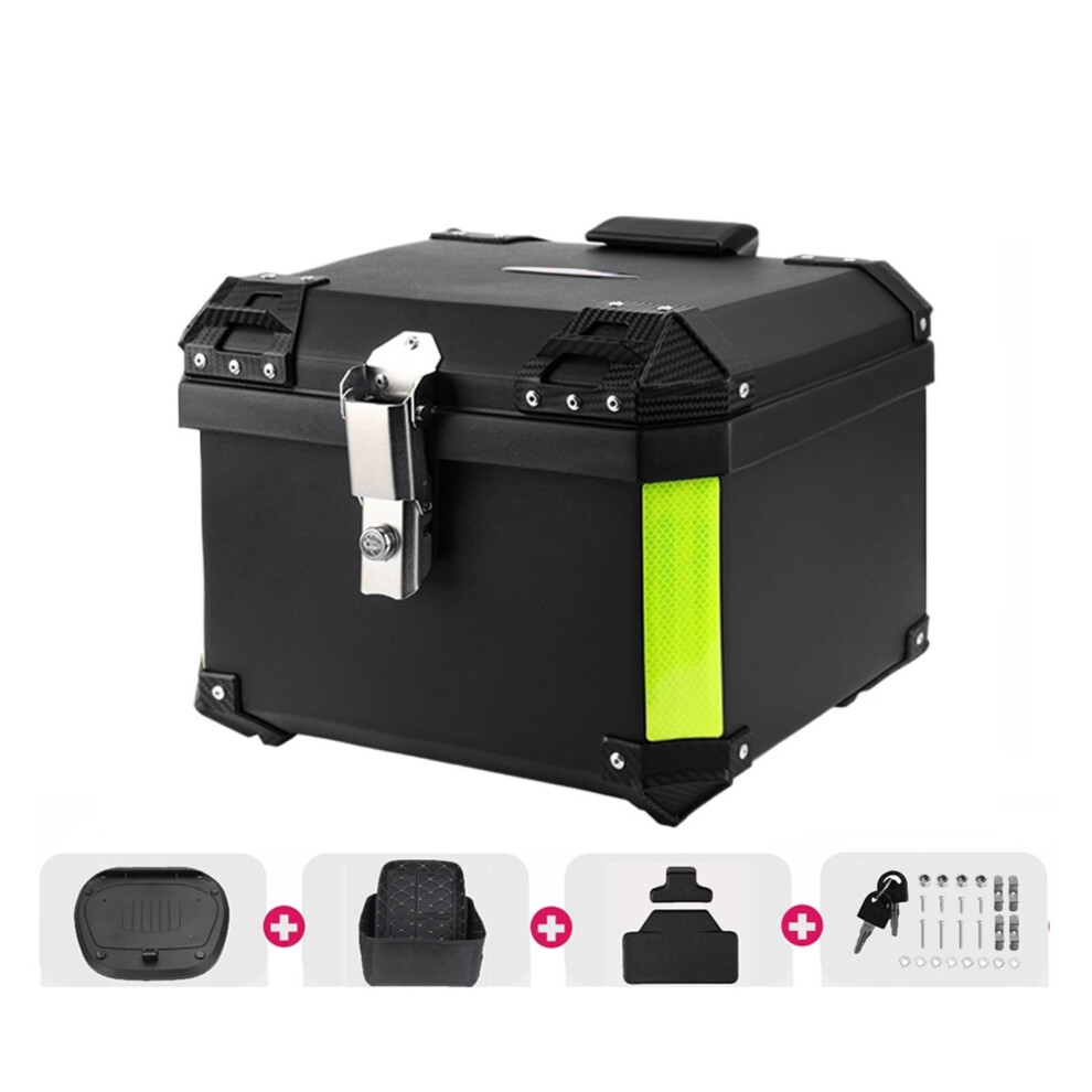 45L Motorcycle Case With Lock, Large Capacity Helmet Storage, Universal Rear Luggage Box 9119770683427