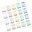 20 stuks multifunctionele push-on paperclips plastic-2 1